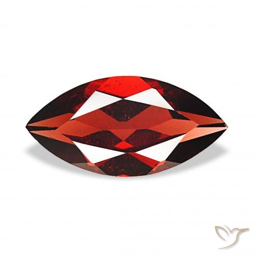 Grenat Almandin Rouge foncé naturelle Marquise, 1.86 ct, VVS-VS