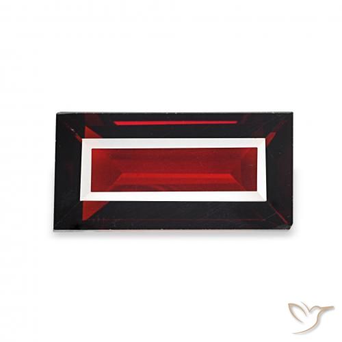 Grenat Almandin Rouge noirâtre naturelle Baquette, 1.85 ct, VVS