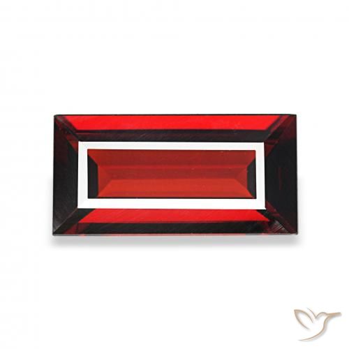 1.62ct Rouge foncé Grenat Almandin, Baquette, VVS