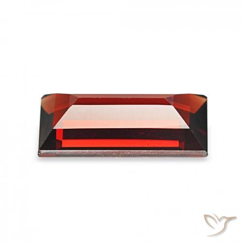 Grenat Almandin Rouge foncé naturelle Baquette, 1.62 ct, VVS