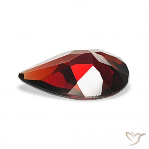 Grenat Almandin Rouge foncé naturelle En forme de poire, 2.38 ct, VVS