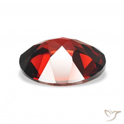 Grenat Almandin Rouge foncé naturelle ovale, 3.59 ct, VVS