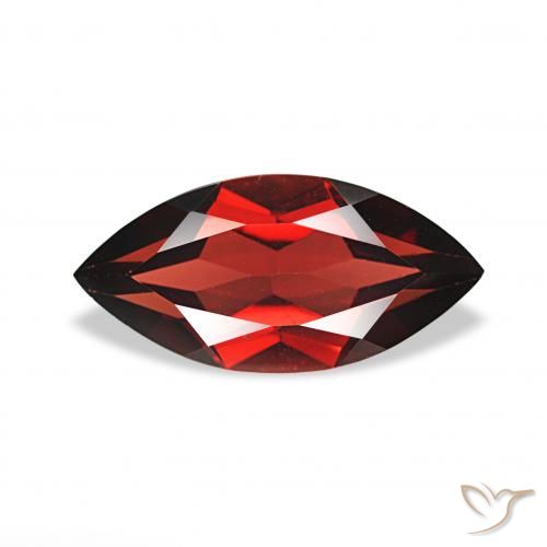 Grenat Almandin Rouge foncé naturelle Marquise, 2.06 ct, VVS-VS
