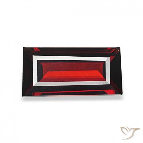 1.60ct Rouge foncé Grenat Almandin, Baquette, VVS