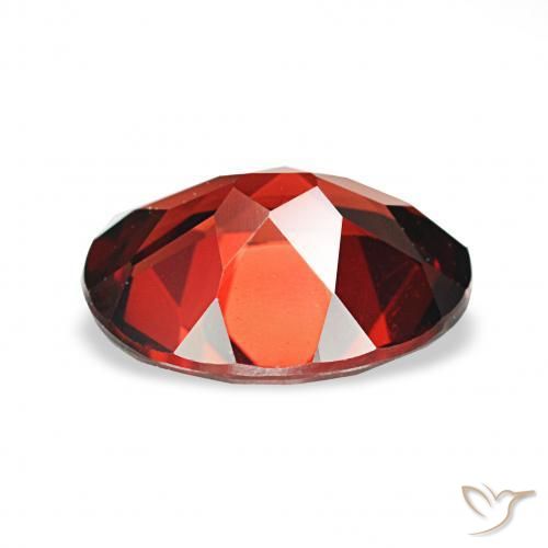 Grenat Almandin Rouge foncé naturelle ovale, 2.16 ct, VVS