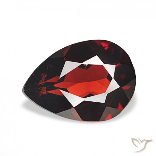 2.31ct Rouge foncé Grenat Almandin, En forme de poire, VS