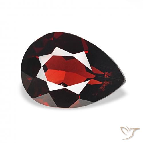 Grenat Almandin Rouge foncé naturelle En forme de poire, 2.31 ct, VS