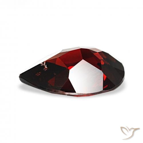 Grenat Almandin Rouge foncé naturelle En forme de poire, 2.31 ct, VS