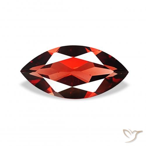 1.73ct Rouge sang profond Grenat Almandin, Marquise, VVS