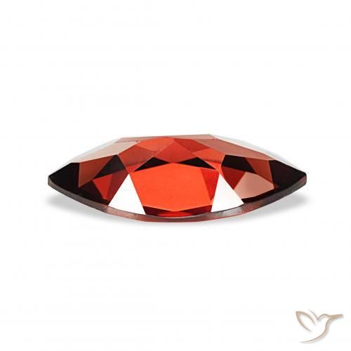 Grenat Almandin Rouge sang profond naturelle Marquise, 1.73 ct, VVS
