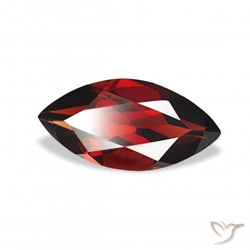 Grenat Almandin Rouge foncé naturelle Marquise, 1.80 ct, VVS
