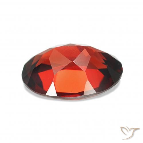 Grenat Almandin Rouge foncé naturelle ovale, 2.00 ct, VVS