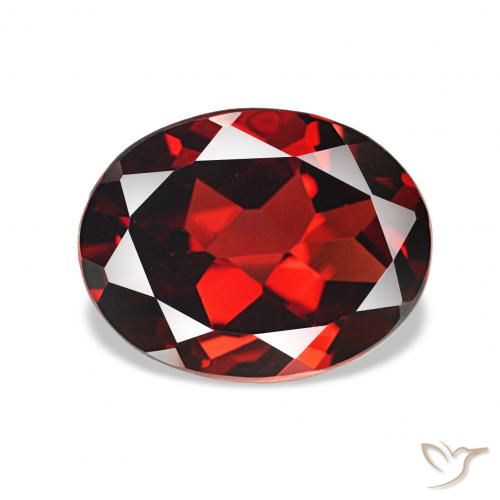 2.20ct Rouge sang profond Grenat Almandin, ovale, VVS