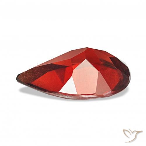 Grenat Almandin Rouge moyen naturelle En forme de poire, 2.98 ct, VS