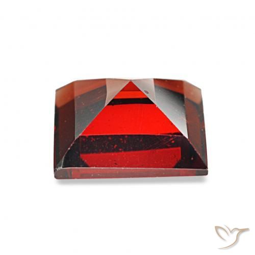 Grenat Almandin Rouge groseille naturelle Carré, 2.03 ct, VVS-VS
