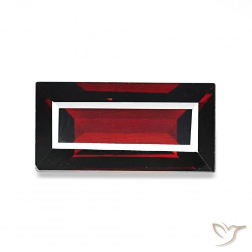 2.05ct Rouge foncé Grenat Almandin, Baquette, VVS-VS