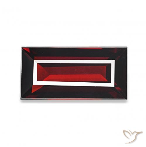 Grenat Almandin Rouge foncé naturelle Baquette, 1.59 ct, VVS