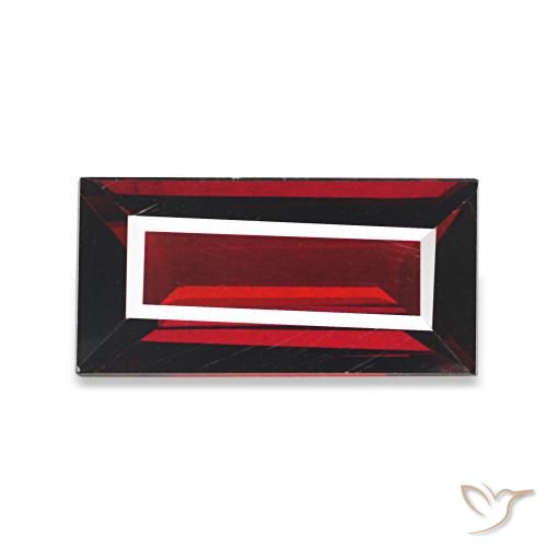 1.69ct Rouge foncé Grenat Almandin, Baquette, VVS