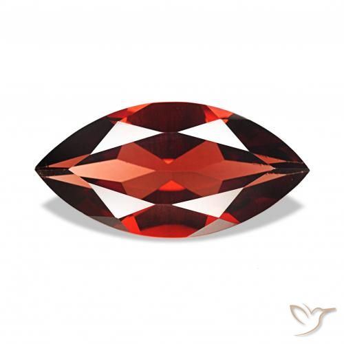 Grenat Almandin Rouge moyen naturelle Marquise, 1.95 ct, VVS