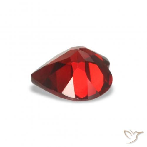 Grenat Almandin Rouge foncé naturelle Forme de coeur, 1.43 ct, VVS