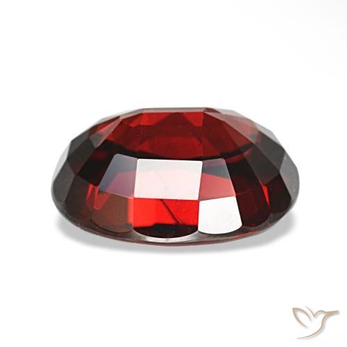 Grenat almandin rouge naturelle coupe ovale, 3,05 ct, VVS-VS