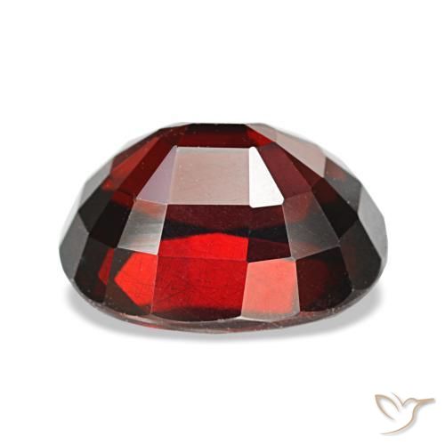 Grenat almandin rouge naturelle coupe coussin, 4,38 ct, VVS-VS