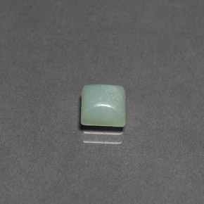 Amazonite Vert naturelle Carré, 1.29 ct, Opaque