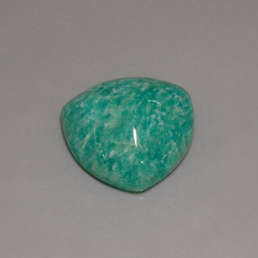 Amazonite Vert naturelle Trillion, 16.05 ct, Opaque