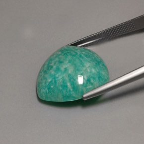 Amazonite Vert naturelle Trillion, 16.05 ct, Opaque