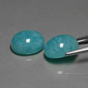Achetez naturel ct vert bleu amazonite gems, coupe ovale, en provenance brésil chez gemselect. en stock, livraison internationale!