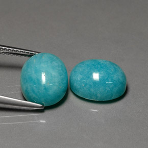 Achetez naturel ct Vert bleu Amazonite gems, Coupe ovale, En provenance Brésil chez GemSelect. En stock, livraison internationale!