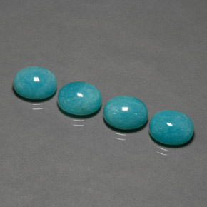 Achetez naturel ct bleue amazonite gems, coupe ovale, en provenance brésil chez gemselect. en stock, livraison internationale!