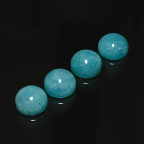Achetez naturel ct vert bleu amazonite gems, coupe roude, en provenance brésil chez gemselect. en stock, livraison internationale!
