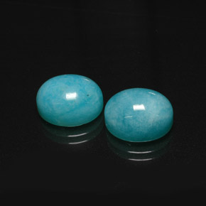 Achetez naturel ct bleue amazonite gems, coupe ovale, en provenance brésil chez gemselect. en stock, livraison internationale!