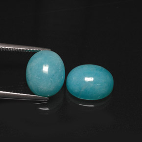 Achetez naturel ct vert bleu amazonite gems, coupe ovale, en provenance brésil chez gemselect. en stock, livraison internationale!