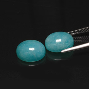 Achetez naturel ct vert bleu amazonite gems, coupe ovale, en provenance brésil chez gemselect. en stock, livraison internationale!