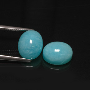 Achetez naturel ct vert bleu amazonite gems, coupe ovale, en provenance brésil chez gemselect. en stock, livraison internationale!