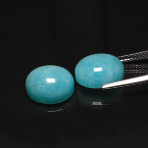 Achetez naturel ct bleue amazonite gems, coupe ovale, en provenance brésil chez gemselect. en stock, livraison internationale!