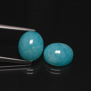 Achetez naturel ct vert bleu amazonite gems, coupe ovale, en provenance brésil chez gemselect. en stock, livraison internationale!