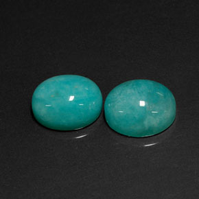 Achetez naturel ct bleu vert amazonite gems, coupe ovale, en provenance brésil chez gemselect. en stock, livraison internationale!
