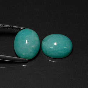Achetez naturel ct bleue amazonite gems, coupe ovale, en provenance brésil chez gemselect. en stock, livraison internationale!
