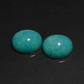 Achetez naturel ct Vert bleu Amazonite gems, Coupe ovale, En provenance Brésil chez GemSelect. En stock, livraison internationale!