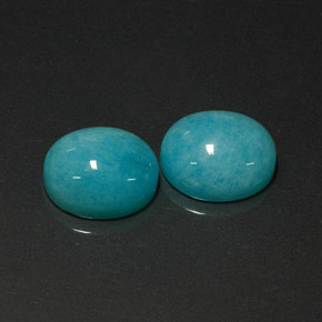 Achetez naturel ct bleu-vert amazonite gems, coupe ovale, en provenance brésil chez gemselect. en stock, livraison internationale!