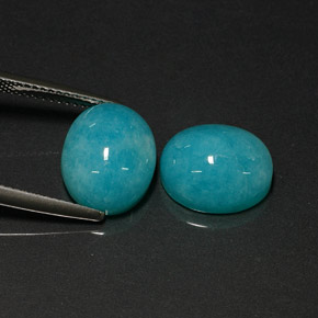 Achetez naturel ct bleue amazonite gems, coupe ovale, en provenance brésil chez gemselect. en stock, livraison internationale!