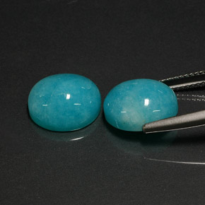 Achetez naturel ct bleue amazonite gems, coupe ovale, en provenance brésil chez gemselect. en stock, livraison internationale!
