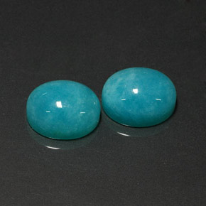 Achetez naturel ct bleue amazonite gems, coupe ovale, en provenance brésil chez gemselect. en stock, livraison internationale!