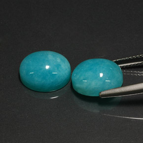 Achetez naturel ct bleue amazonite gems, coupe ovale, en provenance brésil chez gemselect. en stock, livraison internationale!