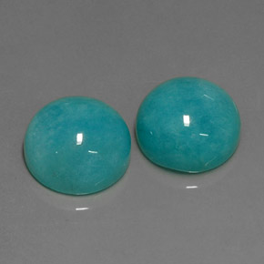 Achetez naturel ct vert bleu amazonite gems, coupe roude, en provenance brésil chez gemselect. en stock, livraison internationale!