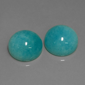 Achetez naturel ct vert bleu amazonite gems, coupe roude, en provenance brésil chez gemselect. en stock, livraison internationale!