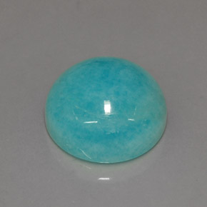 Amazonite Vert bleu naturelle Coupe roude, 6.40 ct, Opaque